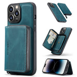 JEEHOOD Custodia per telefono in pelle a portafoglio con cerniera magnetica, For iPhone 14, For iPhone 14 Plus, For iPhone 14 Pro, For iPhone 14 Pro Max