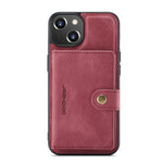 Custodia per telefono in pelle staccabile magnetica retrò JEEHOOD, For iPhone 14, For iPhone 14 Plus, For iPhone 14 Pro, For iPhone 14 Pro Max