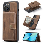 Custodia per telefono in pelle staccabile magnetica retrò JEEHOOD, For iPhone 14, For iPhone 14 Plus, For iPhone 14 Pro, For iPhone 14 Pro Max