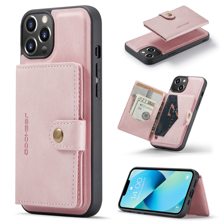 Custodia per telefono in pelle staccabile magnetica retrò JEEHOOD, For iPhone 14, For iPhone 14 Plus, For iPhone 14 Pro, For iPhone 14 Pro Max