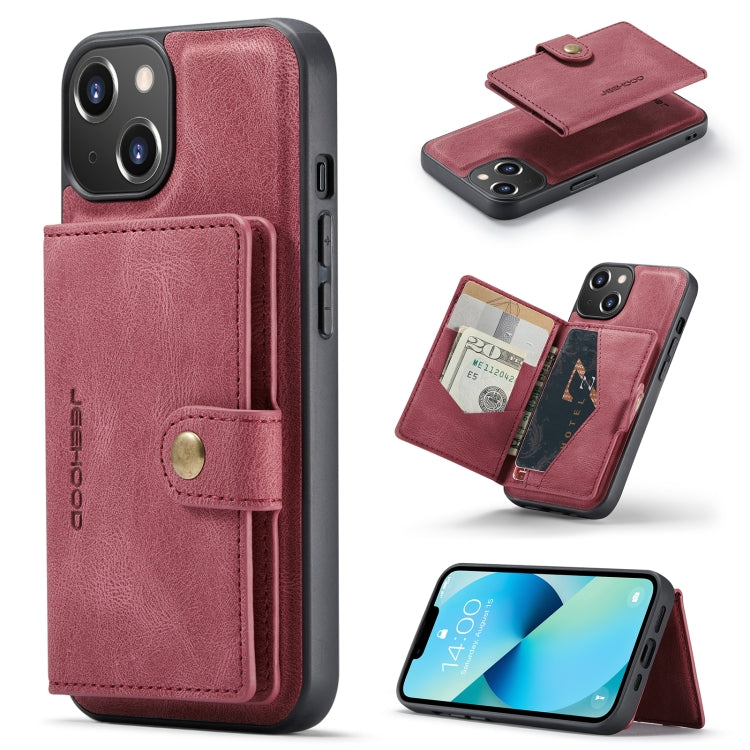 Custodia per telefono in pelle staccabile magnetica retrò JEEHOOD, For iPhone 14, For iPhone 14 Plus, For iPhone 14 Pro, For iPhone 14 Pro Max