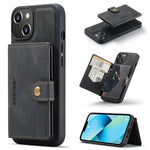 Custodia per telefono in pelle staccabile magnetica retrò JEEHOOD, For iPhone 14, For iPhone 14 Plus, For iPhone 14 Pro, For iPhone 14 Pro Max