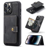 Custodia per telefono in pelle staccabile magnetica retrò JEEHOOD, For iPhone 14, For iPhone 14 Plus, For iPhone 14 Pro, For iPhone 14 Pro Max