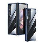 Custodia protettiva trasparente per PC con placcatura antiurto SULADA, For Samsung Galaxy Z Fold4, For Samsung Galaxy Z Flip4