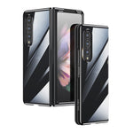 Custodia protettiva trasparente per PC con placcatura antiurto SULADA, For Samsung Galaxy Z Fold4, For Samsung Galaxy Z Flip4
