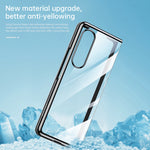 Custodia protettiva trasparente per PC con placcatura antiurto SULADA, For Samsung Galaxy Z Fold4, For Samsung Galaxy Z Flip4