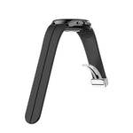 Cinturino pieghevole in silicone con fibbia argentata, For Samsung Galaxy Watch5 40&44mm / Pro 45mm