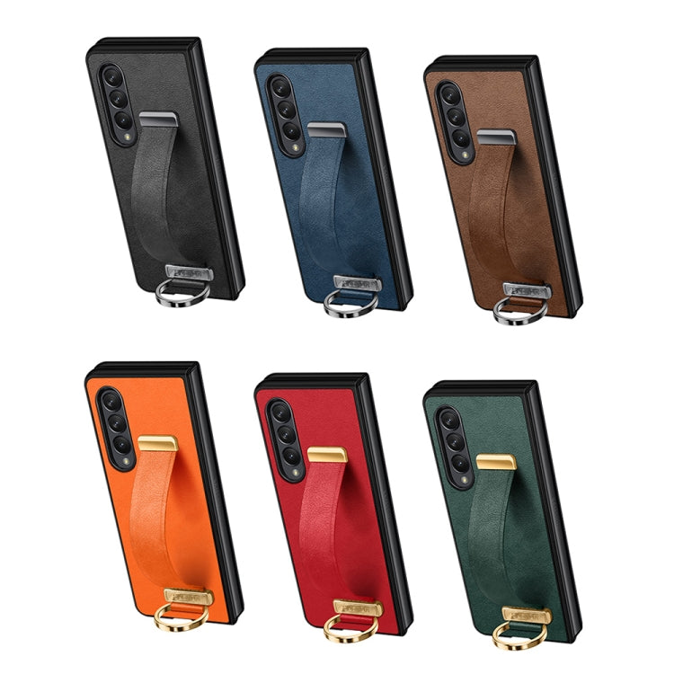 SULADA Cool Series Custodia per telefono antiurto per PC + pelle Texture Skin Feel, For Samsung Galaxy Z Fold4, For Samsung Galaxy Z Flip4