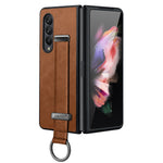 SULADA Cool Series Custodia per telefono antiurto per PC + pelle Texture Skin Feel, For Samsung Galaxy Z Fold4, For Samsung Galaxy Z Flip4