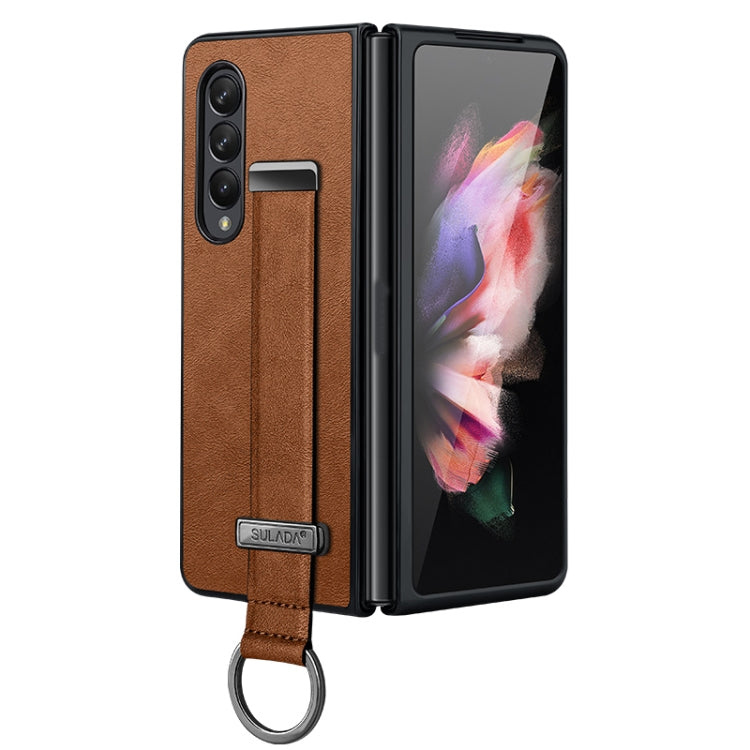 SULADA Cool Series Custodia per telefono antiurto per PC + pelle Texture Skin Feel, For Samsung Galaxy Z Fold4, For Samsung Galaxy Z Flip4