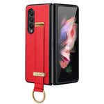 SULADA Cool Series Custodia per telefono antiurto per PC + pelle Texture Skin Feel, For Samsung Galaxy Z Fold4, For Samsung Galaxy Z Flip4