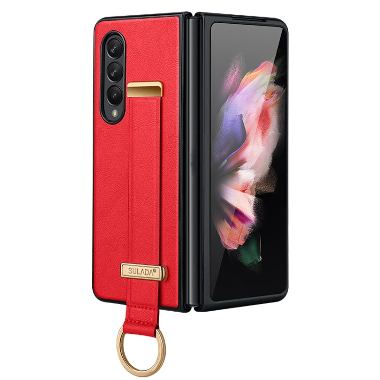 SULADA Cool Series Custodia per telefono antiurto per PC + pelle Texture Skin Feel, For Samsung Galaxy Z Fold4, For Samsung Galaxy Z Flip4