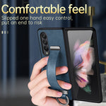 SULADA Cool Series Custodia per telefono antiurto per PC + pelle Texture Skin Feel, For Samsung Galaxy Z Fold4, For Samsung Galaxy Z Flip4