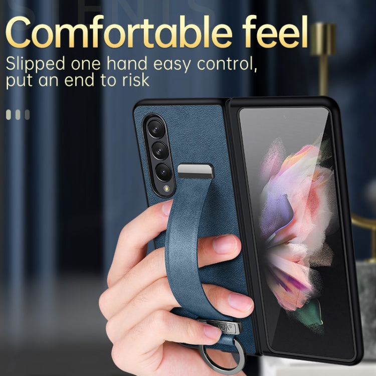 SULADA Cool Series Custodia per telefono antiurto per PC + pelle Texture Skin Feel, For Samsung Galaxy Z Fold4, For Samsung Galaxy Z Flip4