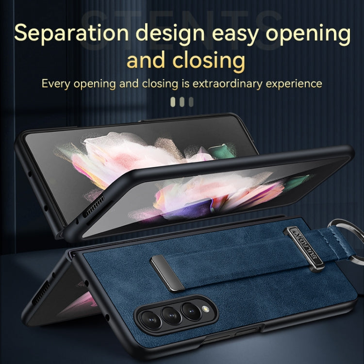 SULADA Cool Series Custodia per telefono antiurto per PC + pelle Texture Skin Feel, For Samsung Galaxy Z Fold4, For Samsung Galaxy Z Flip4