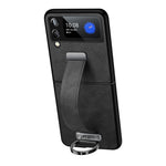 SULADA Cool Series Custodia per telefono antiurto per PC + pelle Texture Skin Feel, For Samsung Galaxy Z Fold4, For Samsung Galaxy Z Flip4