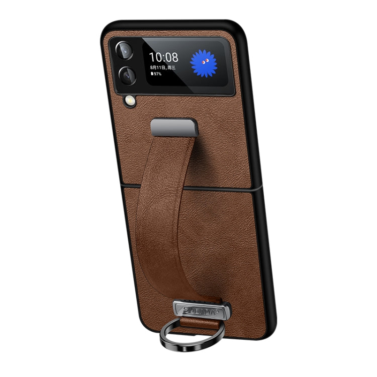 SULADA Cool Series Custodia per telefono antiurto per PC + pelle Texture Skin Feel, For Samsung Galaxy Z Fold4, For Samsung Galaxy Z Flip4