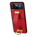 SULADA Cool Series Custodia per telefono antiurto per PC + pelle Texture Skin Feel, For Samsung Galaxy Z Fold4, For Samsung Galaxy Z Flip4