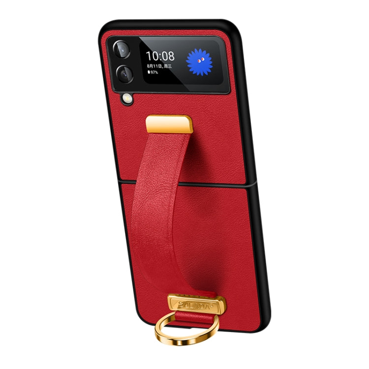 SULADA Cool Series Custodia per telefono antiurto per PC + pelle Texture Skin Feel, For Samsung Galaxy Z Fold4, For Samsung Galaxy Z Flip4