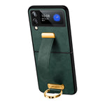 SULADA Cool Series Custodia per telefono antiurto per PC + pelle Texture Skin Feel, For Samsung Galaxy Z Fold4, For Samsung Galaxy Z Flip4
