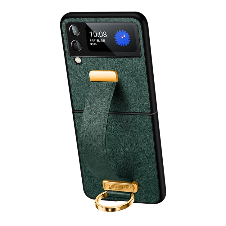 SULADA Cool Series Custodia per telefono antiurto per PC + pelle Texture Skin Feel, For Samsung Galaxy Z Fold4, For Samsung Galaxy Z Flip4