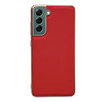 Custodia per telefono galvanica nano serie Luolai in vera pelle, For Samsung Galaxy S21 5G, For Samsung Galaxy S21 FE 5G, For Samsung Galaxy S21+ 5G, For Samsung Galaxy S22 5G, For Samsung Galaxy S22+ 5G