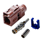 Per cavo RG174 Fakra Radio Connettore femmina jack / spina a crimpare con Phantom RF coassiale