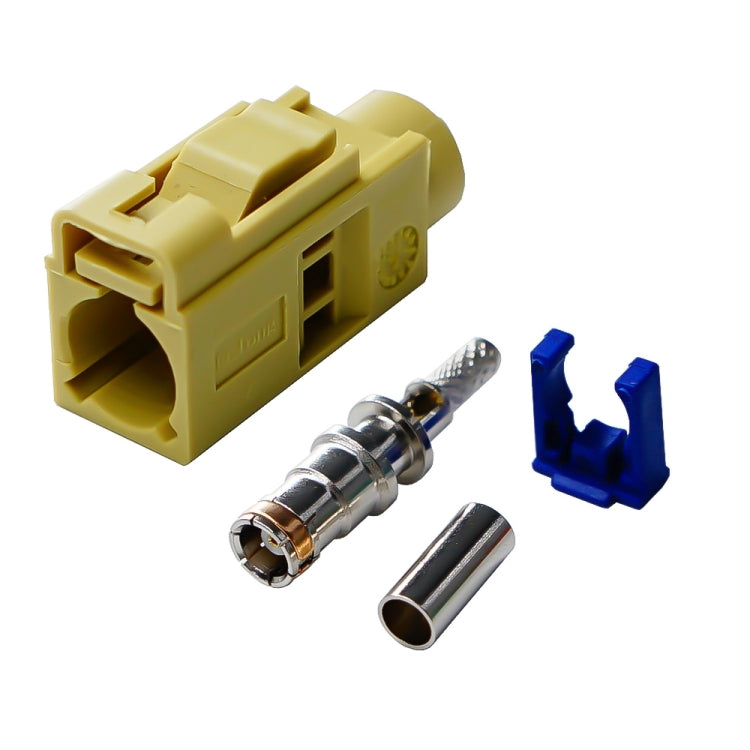 Per cavo RG174 Fakra Radio Connettore femmina jack / spina a crimpare con Phantom RF coassiale