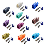 Per cavo RG174 Fakra Radio Connettore femmina jack / spina a crimpare con Phantom RF coassiale