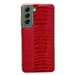 Custodia per telefono galvanica nano serie Weilai in vera pelle, For Samsung Galaxy S21 5G, For Samsung Galaxy S21 FE 5G, For Samsung Galaxy S21+ 5G, For Samsung Galaxy S22 5G, For Samsung Galaxy S22+ 5G