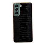 Custodia per telefono galvanica nano serie Weilai in vera pelle, For Samsung Galaxy S21 5G, For Samsung Galaxy S21 FE 5G, For Samsung Galaxy S21+ 5G, For Samsung Galaxy S22 5G, For Samsung Galaxy S22+ 5G