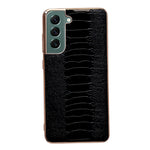 Custodia per telefono galvanica nano serie Weilai in vera pelle, For Samsung Galaxy S21 5G, For Samsung Galaxy S21 FE 5G, For Samsung Galaxy S21+ 5G, For Samsung Galaxy S22 5G, For Samsung Galaxy S22+ 5G