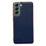 Custodia per telefono galvanica nano serie Xiaoya in vera pelle, For Samsung Galaxy S21 5G, For Samsung Galaxy S21 FE 5G, For Samsung Galaxy S21+ 5G, For Samsung Galaxy S22 5G, For Samsung Galaxy S22+ 5G
