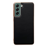 Custodia per telefono galvanica nano serie Xiaoya in vera pelle, For Samsung Galaxy S21 5G, For Samsung Galaxy S21 FE 5G, For Samsung Galaxy S21+ 5G, For Samsung Galaxy S22 5G, For Samsung Galaxy S22+ 5G