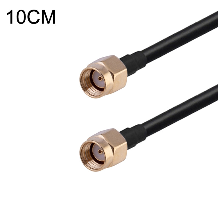 Cavo adattatore coassiale RF RG174, lunghezza: 10 cm, 10cm RP-SMA Male to RP-SMA Female, 10cm RP-SMA Male to RP-SMA Male, 10cm RP-SMA Male to SMA Female, 10cm RP-SMA Male to SMA Male, 10cm SMA Male to SMA Female, 10cm SMA Male to RP-SMA Female���������...
