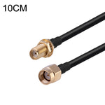 Cavo adattatore coassiale RF RG174, lunghezza: 10 cm, 10cm RP-SMA Male to RP-SMA Female, 10cm RP-SMA Male to RP-SMA Male, 10cm RP-SMA Male to SMA Female, 10cm RP-SMA Male to SMA Male, 10cm SMA Male to SMA Female, 10cm SMA Male to RP-SMA Female         ...