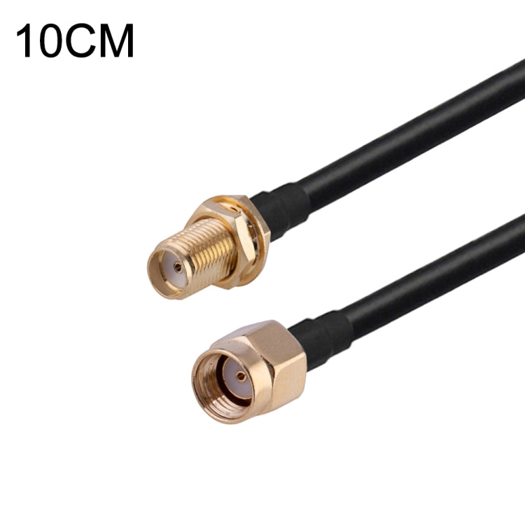 Cavo adattatore coassiale RF RG174, lunghezza: 10 cm, 10cm RP-SMA Male to RP-SMA Female, 10cm RP-SMA Male to RP-SMA Male, 10cm RP-SMA Male to SMA Female, 10cm RP-SMA Male to SMA Male, 10cm SMA Male to SMA Female, 10cm SMA Male to RP-SMA Female���������...