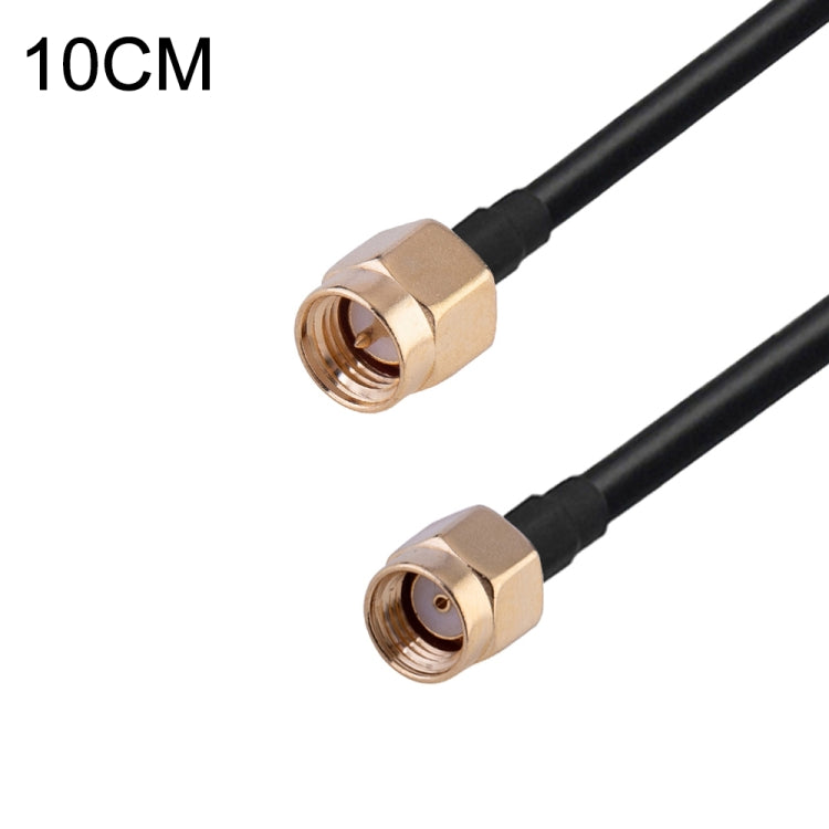 Cavo adattatore coassiale RF RG174, lunghezza: 10 cm, 10cm RP-SMA Male to RP-SMA Female, 10cm RP-SMA Male to RP-SMA Male, 10cm RP-SMA Male to SMA Female, 10cm RP-SMA Male to SMA Male, 10cm SMA Male to SMA Female, 10cm SMA Male to RP-SMA Female���������...