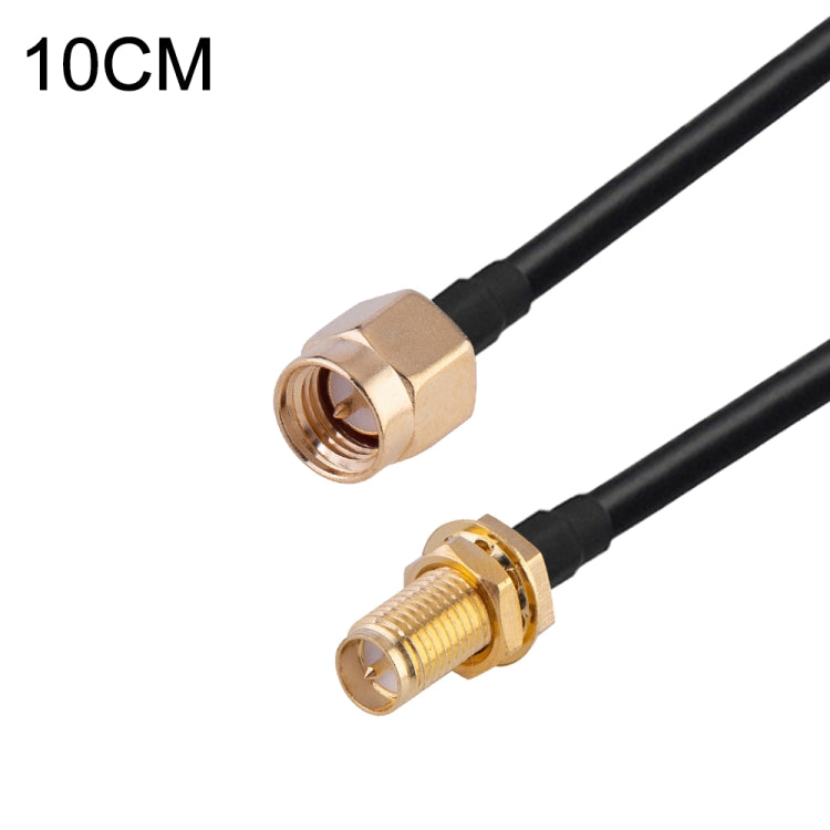 Cavo adattatore coassiale RF RG174, lunghezza: 10 cm, 10cm RP-SMA Male to RP-SMA Female, 10cm RP-SMA Male to RP-SMA Male, 10cm RP-SMA Male to SMA Female, 10cm RP-SMA Male to SMA Male, 10cm SMA Male to SMA Female, 10cm SMA Male to RP-SMA Female���������...