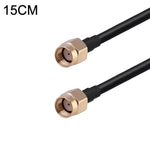 Cavo adattatore coassiale RF RG174, lunghezza: 15 cm, 15cm RP-SMA Male to RP-SMA Female, 15cm RP-SMA Male to RP-SMA Male, 15cm RP-SMA Male to SMA Female, 15cm RP-SMA Male to SMA Male, 15cm SMA Male to SMA Female, 15cm SMA Male to RP-SMA Female         ...