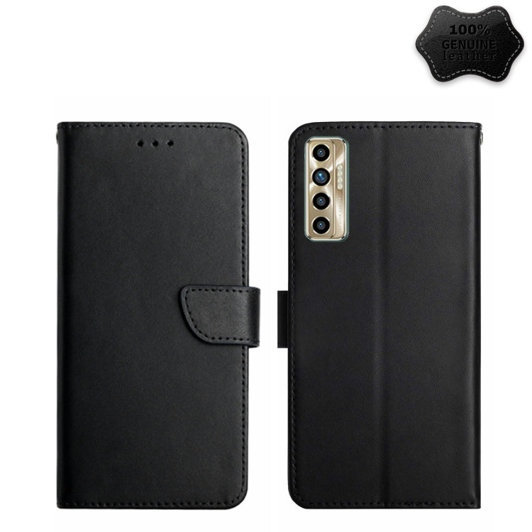 Custodia per telefono flip orizzontale in vera pelle a prova di impronte digitali, For Tecno Camon 17 Pro, For Tecno Camon 17P, For Tecno Camon 18i, For Tecno Camon 18P, For Tecno Camon 19 4G, For Tecno Camon 19 Pro 4G, For Tecno Spark 8               ...
