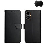 Custodia per telefono flip orizzontale in vera pelle a prova di impronte digitali, For Tecno Camon 17 Pro, For Tecno Camon 17P, For Tecno Camon 18i, For Tecno Camon 18P, For Tecno Camon 19 4G, For Tecno Camon 19 Pro 4G, For Tecno Spark 8               ...