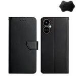 Custodia per telefono flip orizzontale in vera pelle a prova di impronte digitali, For Tecno Camon 17 Pro, For Tecno Camon 17P, For Tecno Camon 18i, For Tecno Camon 18P, For Tecno Camon 19 4G, For Tecno Camon 19 Pro 4G, For Tecno Spark 8               ...