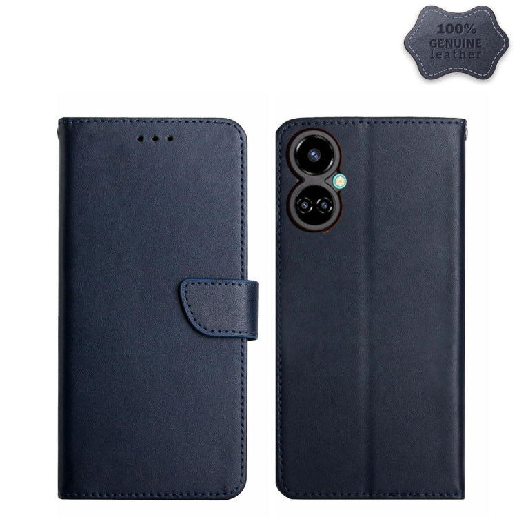 Custodia per telefono flip orizzontale in vera pelle a prova di impronte digitali, For Tecno Camon 17 Pro, For Tecno Camon 17P, For Tecno Camon 18i, For Tecno Camon 18P, For Tecno Camon 19 4G, For Tecno Camon 19 Pro 4G, For Tecno Spark 8               ...