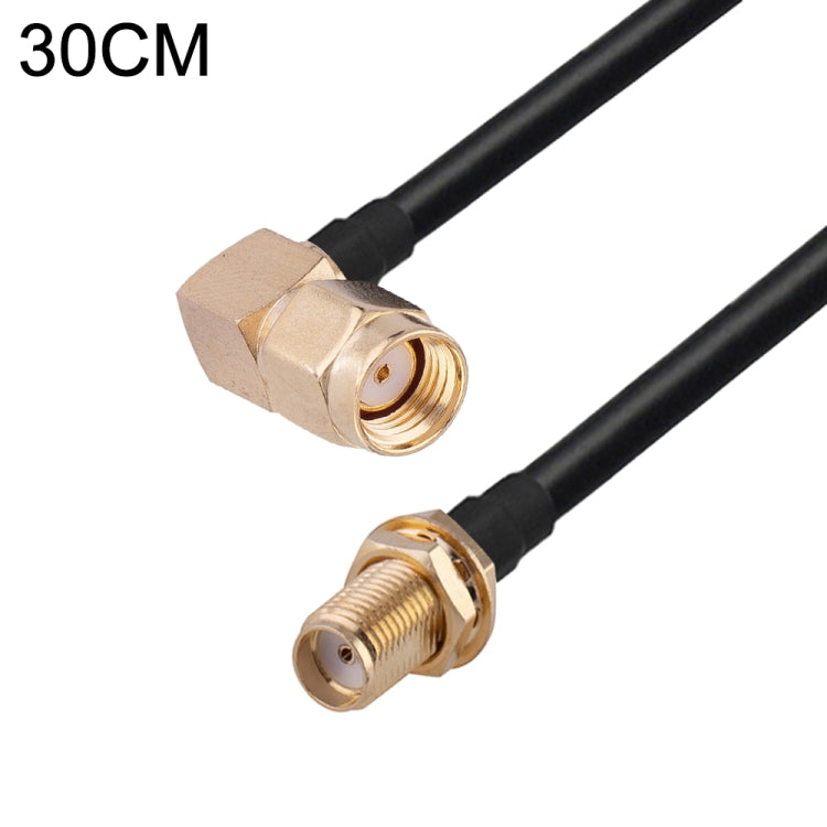 Cavo adattatore coassiale RF RG174, lunghezza: 30 cm, 30cm RP-SMA Male to RP-SMA Female, 30cm RP-SMA Male to RP-SMA Male, 30cm RP-SMA Male to SMA Female, 30cm RP-SMA Male to SMA Male, 30cm SMA Male to SMA Female, 30cm SMA Male to RP-SMA Female���������...