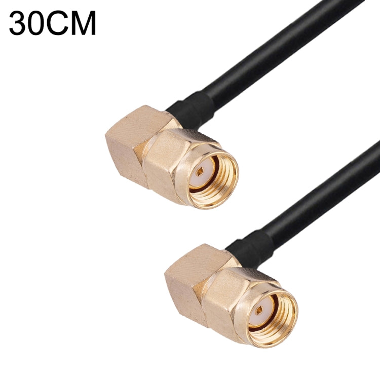 Cavo adattatore coassiale RF RG174, lunghezza: 30 cm, 30cm RP-SMA Male to RP-SMA Female, 30cm RP-SMA Male to RP-SMA Male, 30cm RP-SMA Male to SMA Female, 30cm RP-SMA Male to SMA Male, 30cm SMA Male to SMA Female, 30cm SMA Male to RP-SMA Female���������...