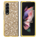 Custodia protettiva in TPU antiurto con polvere glitterata, For Samsung Galaxy Z Fold4