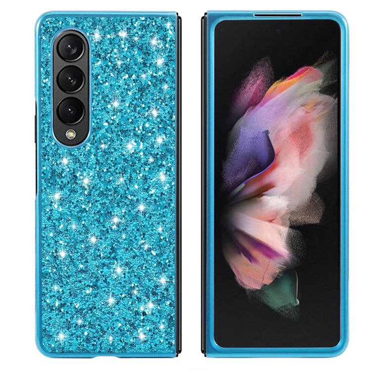 Custodia protettiva in TPU antiurto con polvere glitterata, For Samsung Galaxy Z Fold4