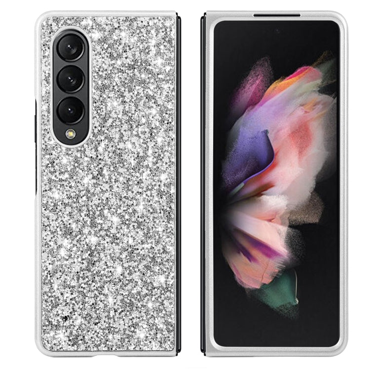 Custodia protettiva in TPU antiurto con polvere glitterata, For Samsung Galaxy Z Fold4