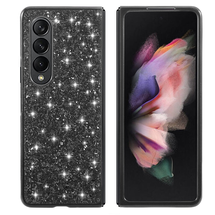 Custodia protettiva in TPU antiurto con polvere glitterata, For Samsung Galaxy Z Fold4